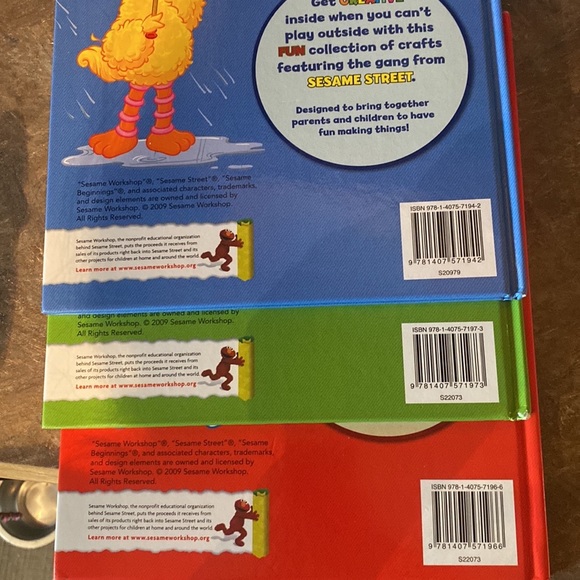 Sesame Street kids craft books set, including 3 books - Picture 8 of 10